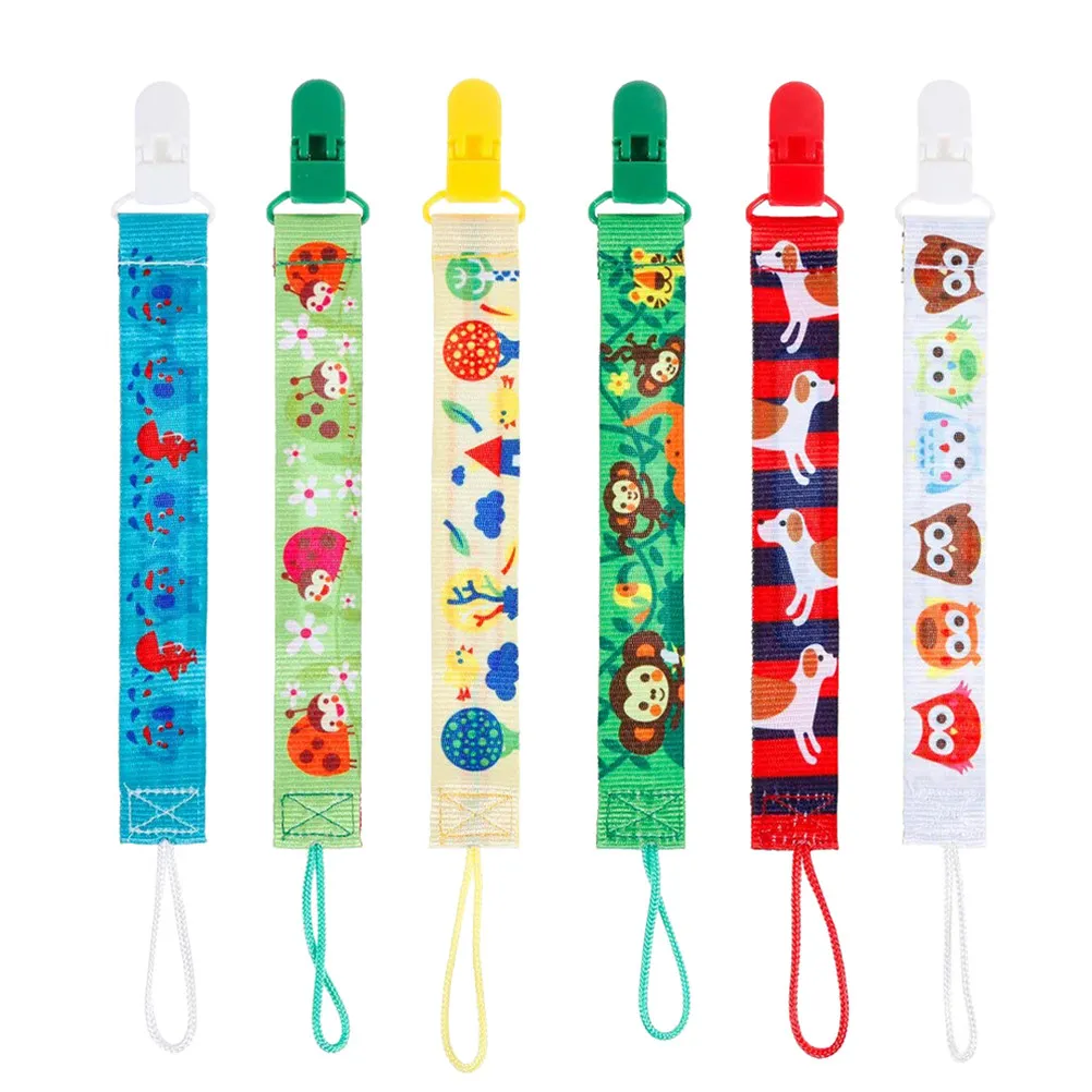 

6 Pcs Pacifier Holder Pasifier Chain Baby Rope Accessory Pacifiers Clips Dummy for Accessories Gifts
