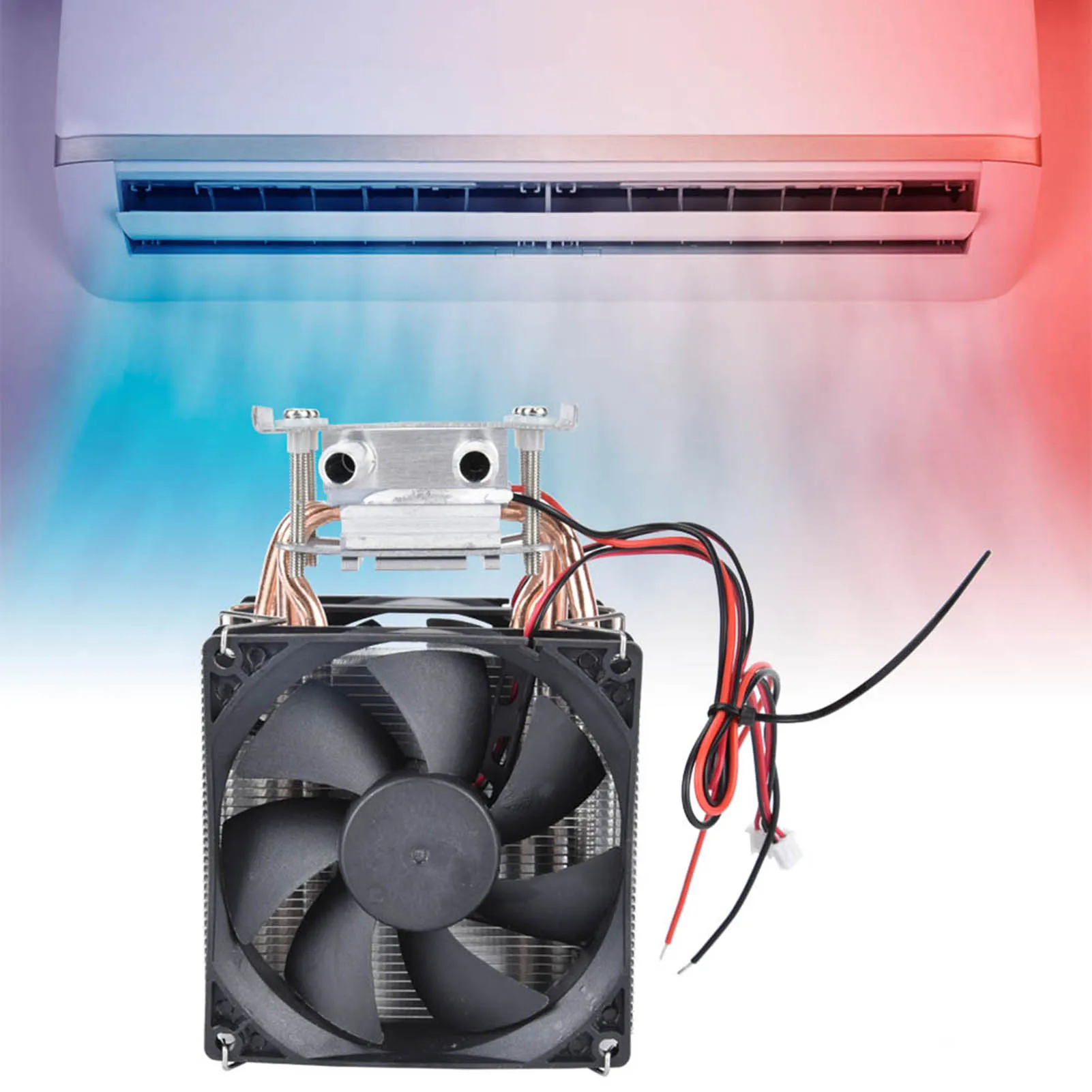 Thermoelectric Peltier Cooler 12V Thermoelectric Peltier Refrigeration  Water Cooling System Cooler Device with Fan