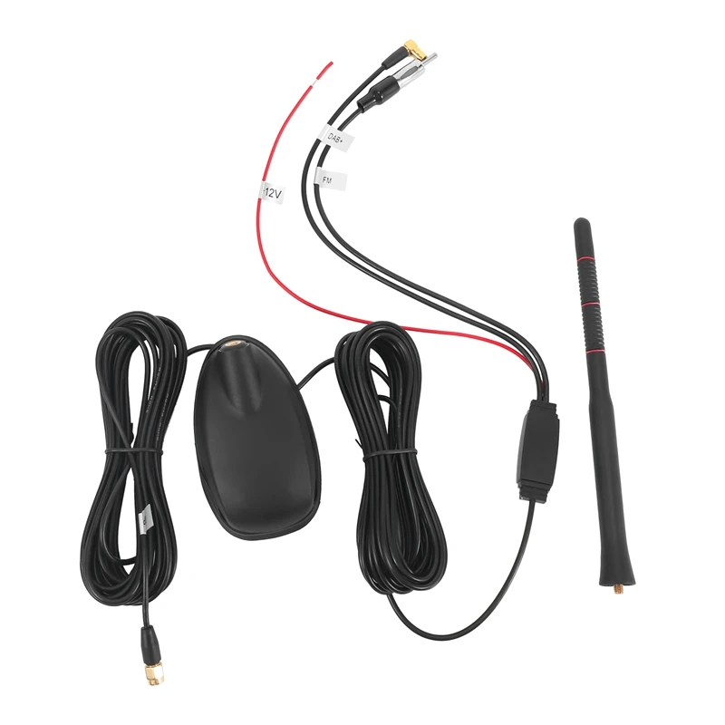 Antenna Car Car Antenna DAB+GPS+FM Antenna Active Amplified Roof Mount Waterproof Dustproof Universal Auto Accessories