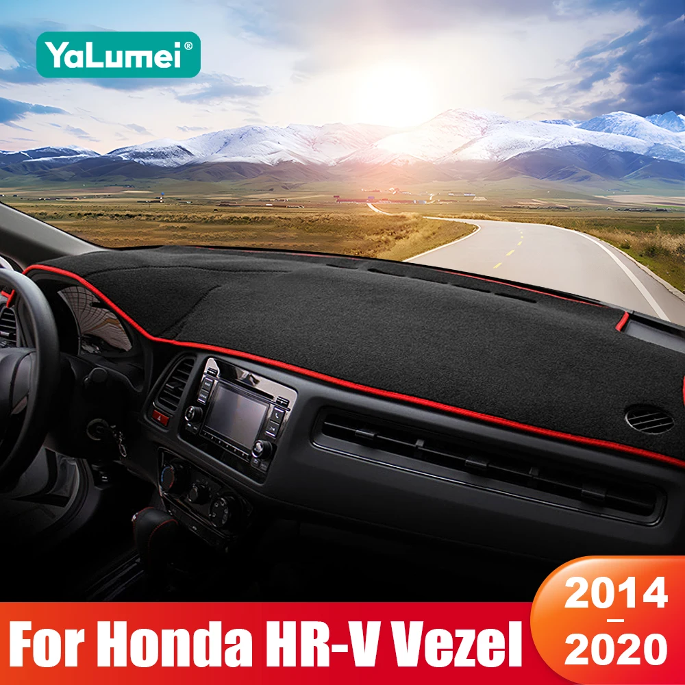 

For Honda HR-V HRV Vezel 2014 2015 2016 2017 2018 2019 2020 Car Dashboard Sun Shade Cover Mat Instrument Panel Pad Accessories