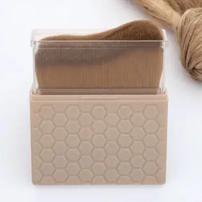 Brosse de bronzage en forme de vague, applicateur auto-bronzant à poils souples pour le corps, le visage, fond de teint, poudre bronzante, Blush, outil de maquillage de voyage