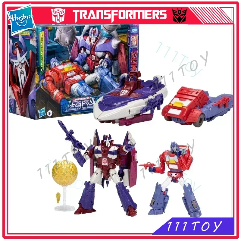 

In Stock Takara Tomy Transformers Legacy A Hero Is Born Alpha Trion Orion Pax Anime Figures Robot Action Figure Gifts Hobbiess