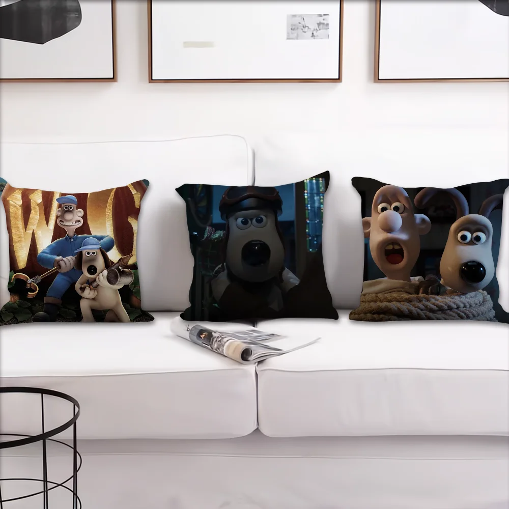 Most Wallace Vengeance Gromit Fowl Pillow Case For Sofa Bedside Table Bedroom Backrest Living Cushion Printed Square Multiple