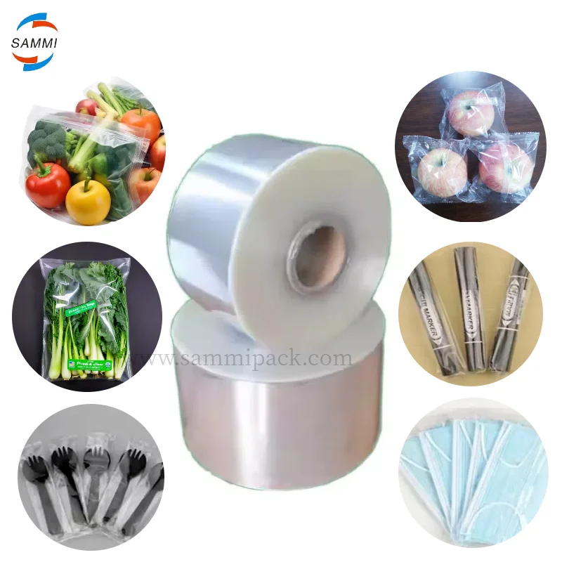 BOPP Wrapping Film 50kg (8kg/roll) Biaxially Bopp Film Heat Polypropylene Moisture-Proof Blow Molding PET Transparent Film Roll