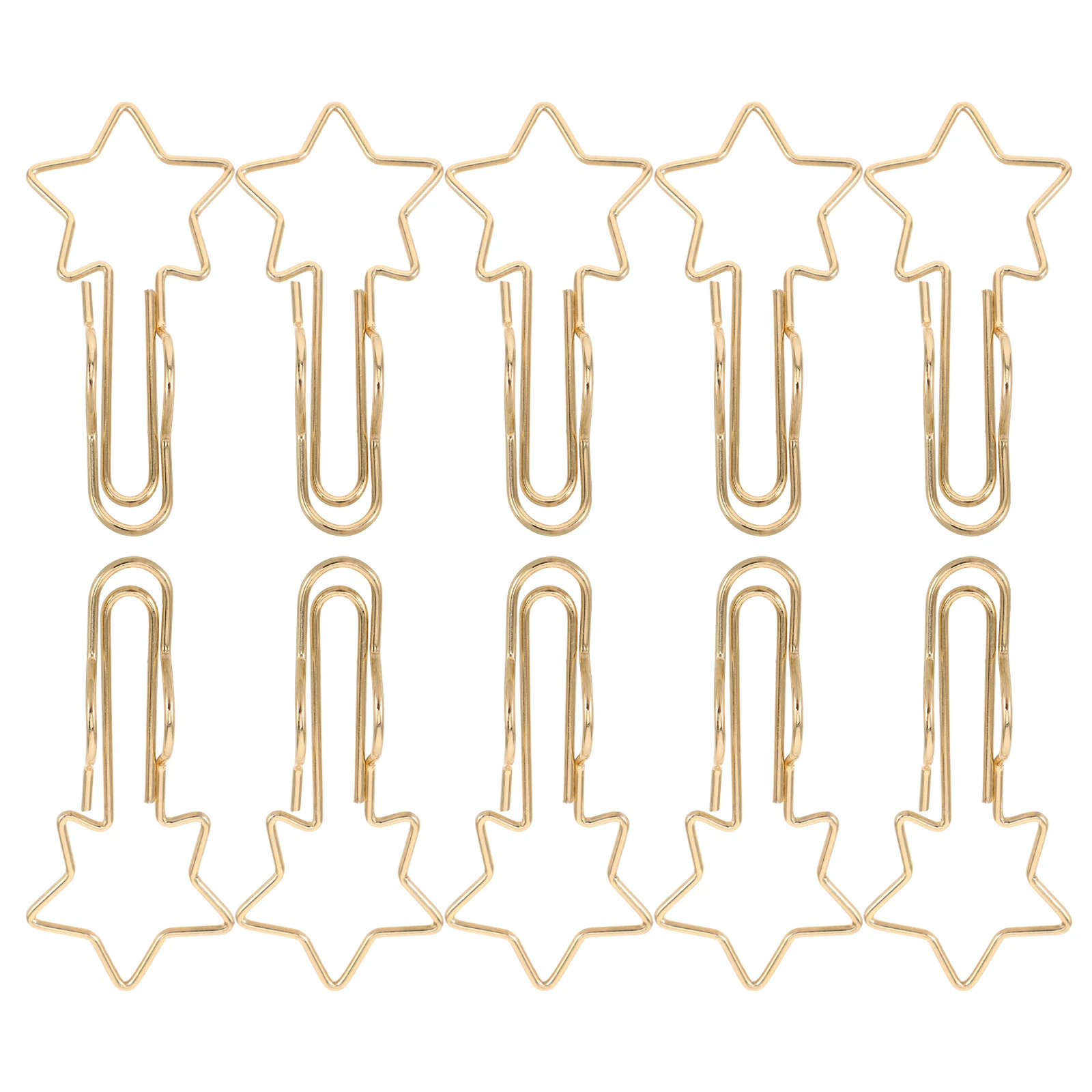 

10pcs Multifunctional Creative Ticket Holder Metal Bookmark Paper Clips Office Desk Accessories Wallet Organizer