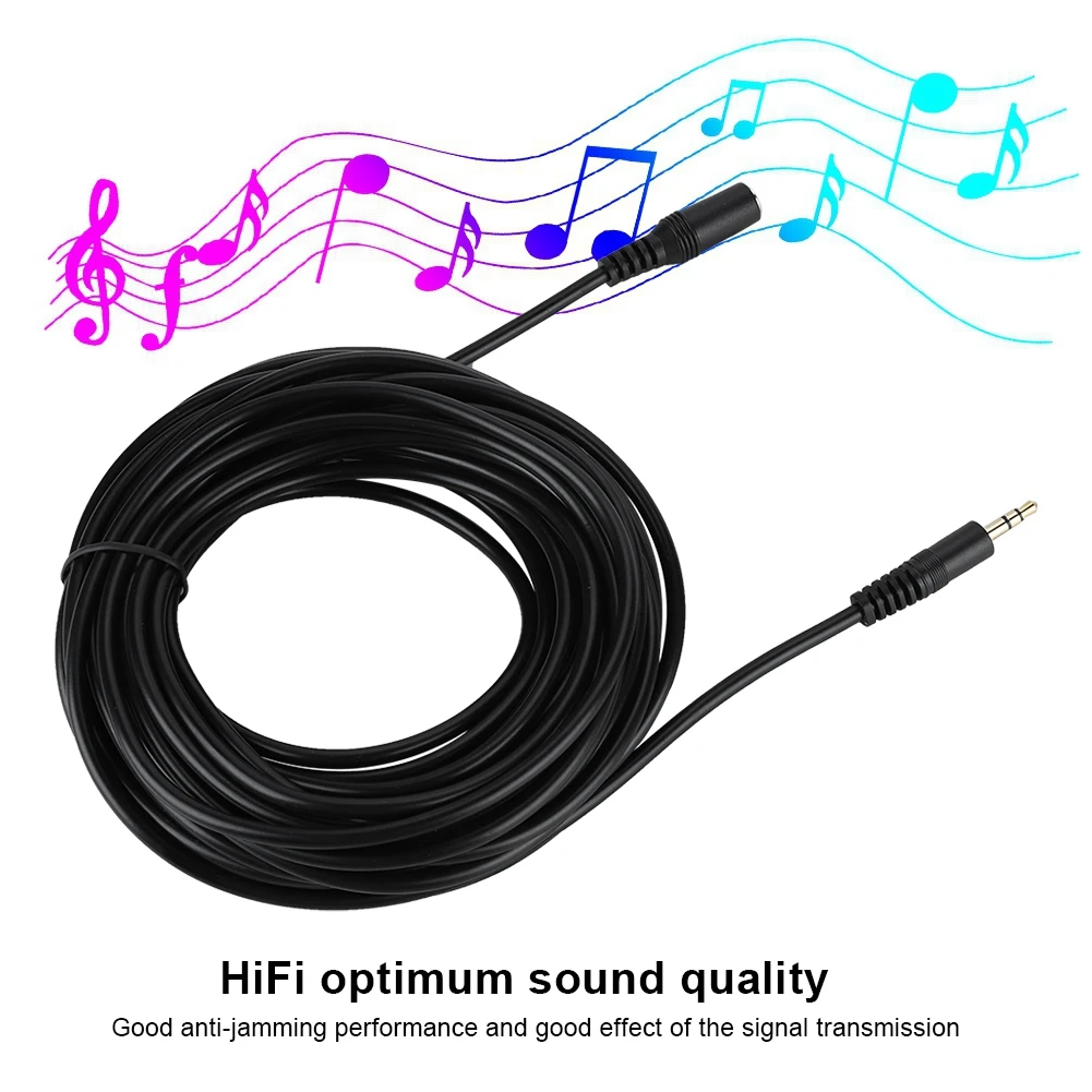 

3.5mm Male to Female Audio Extension Cable Jack Aux Cable for Smartphone Headphones Stereo Male to Female Audio Extension Cable