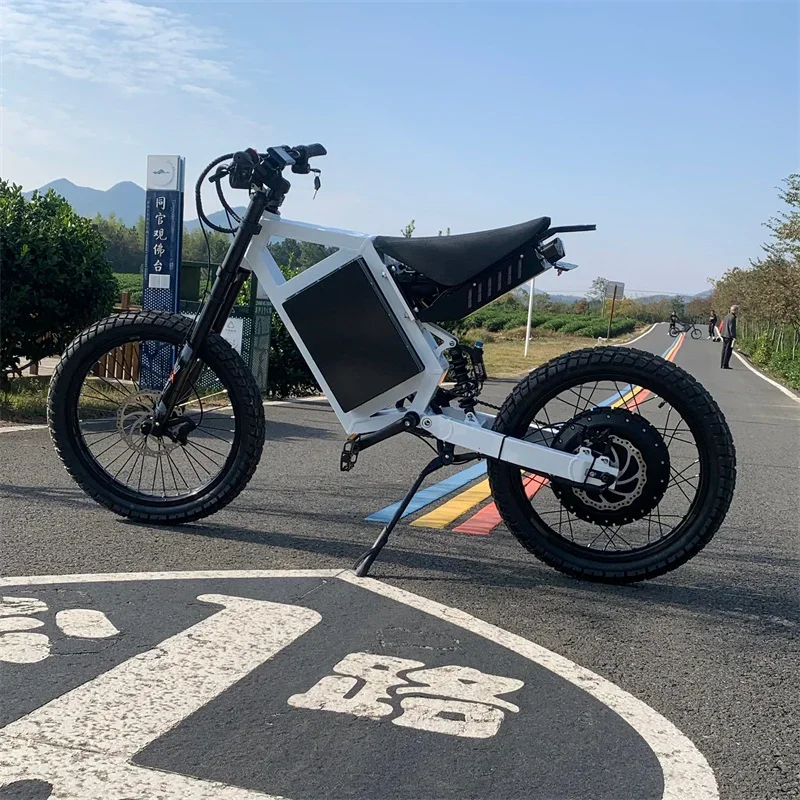 CS20 72V 12000W 8000w2022 Full Suspension Dirt Bike Off Road CE Stealth Bomber Electric Bike  Electric Mountain Bike