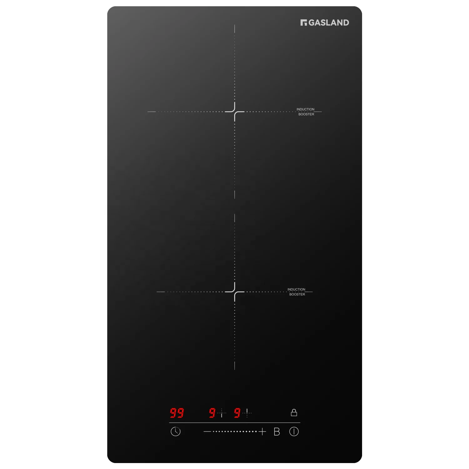 

GASLAND IH30BF Built-In Induction Cooktop: 2 Burner, 3500W, Booster, Slide Touch, Timer, Child Lock, 9 Power Levels
