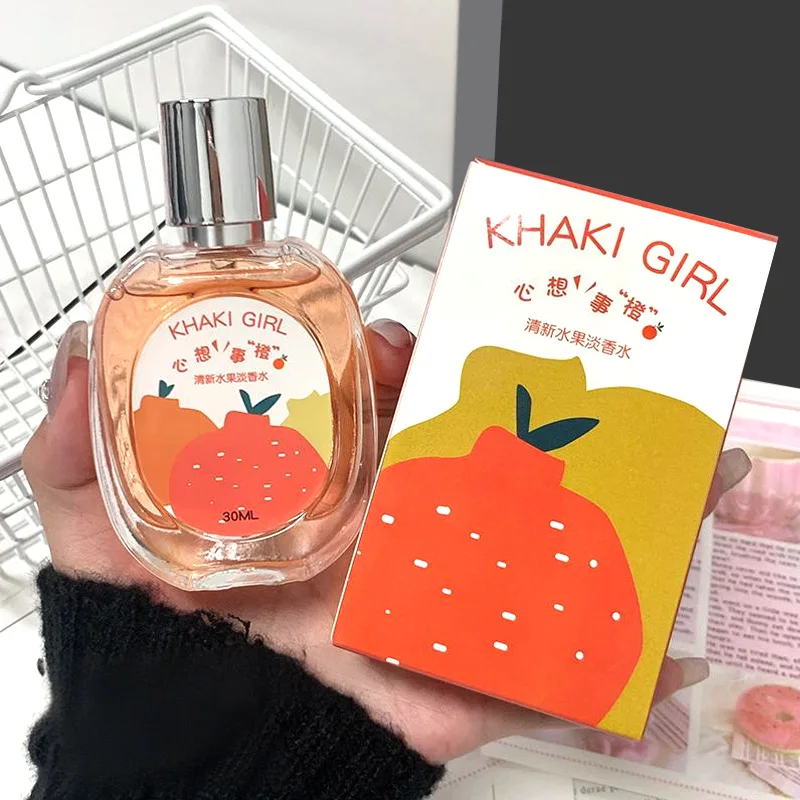 

Young Girl Fruity Fragrance Women's Perfume Light Long Lasting Sweet Scent of Grape Strawberry & Orange 30ml Fruity Portable