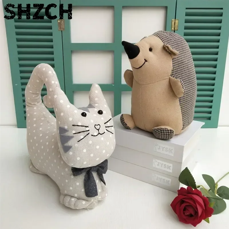 Cute Door Stopper Fabric Animal Door Stopper Gifts for Mom Decorative Doorstops Book Stopper Prevent Door from Hitting The Wall