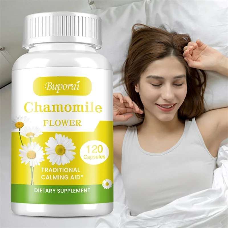 Chamomile Flower - Relieve Anxiety and Stress, Improve Fatigue, Calm Down, Relax, Sleep Support