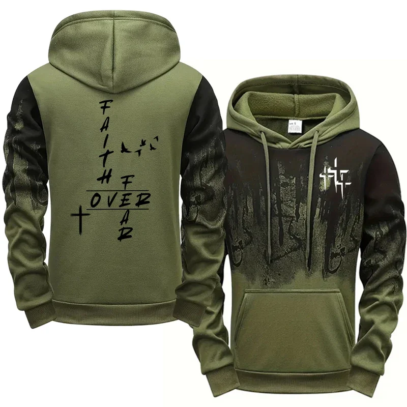 Fall Winter Daily Casual Fashion Sportswear Outdoor Jogger Fitness Outfit 2026 New in Men's Tracksuit Hoodie&sweatpants 2pcs Set view 5