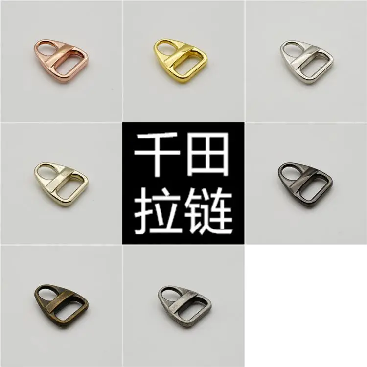 

500 Pieces Qiantian Small Anti-skin Acid Triangle D Buckle, High-end Luggage, Leather Goods, Zipper Head, Handmade DIY