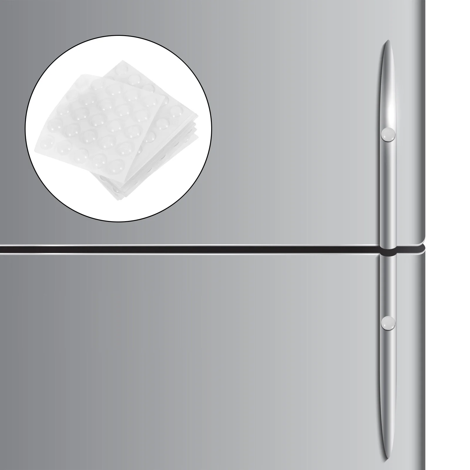 

200Pcs Clear Adhesive Bumper Pads for Cabinets Fridge Doors Easy Installation Impact Resistant Wall Shield Stick on Door Stopper