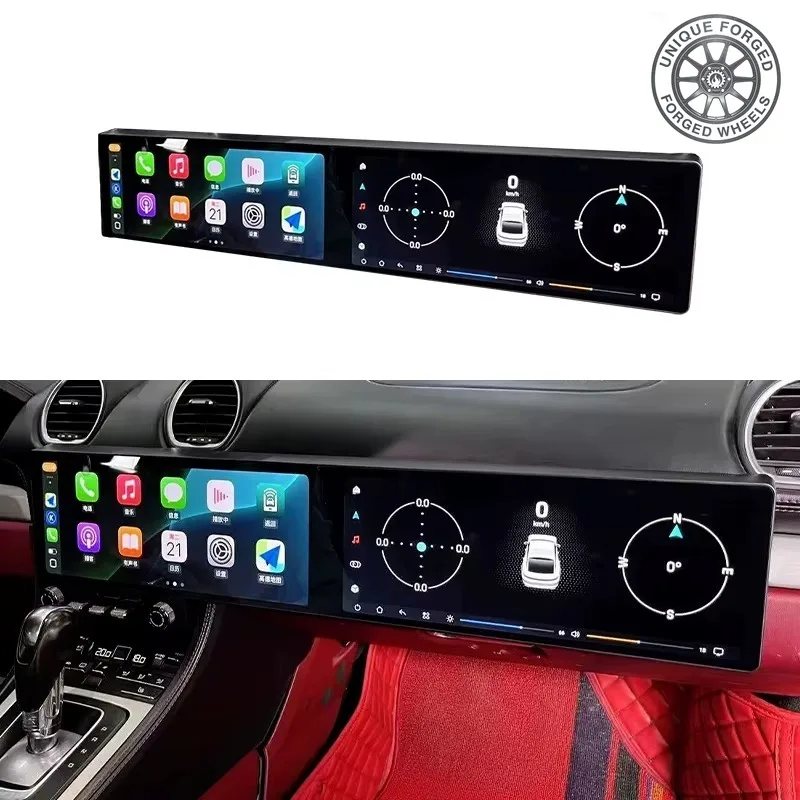 26 Style 2012-2019 Retrofit Modification Upgrade Central Control Dual Screen Android Multimedia For 911 991 718