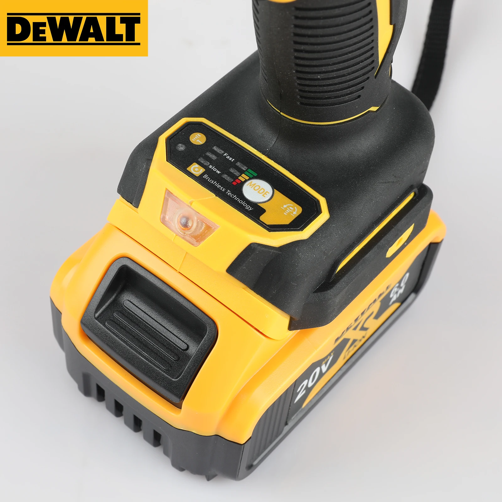 DEWALT Lithiová baterie 20V Dobíjecí Bezuhlíkový Kompaktní Elektrický Šroubovák Ruční Vrtačka Příklepová Vrtačka DCD805 - náhled 4