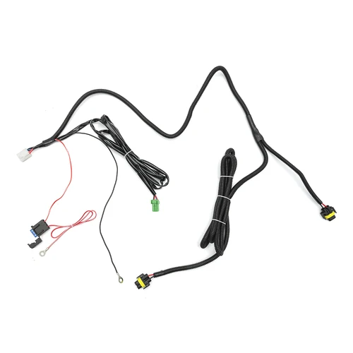 Imagen 2 del producto Arnés de cableado de luces antiniebla H8 H11 para Toyota Land Cruiser 100 120 Hilux Prius 4Runner Highlander Tacoma Tundra Lexus LX470 interruptor