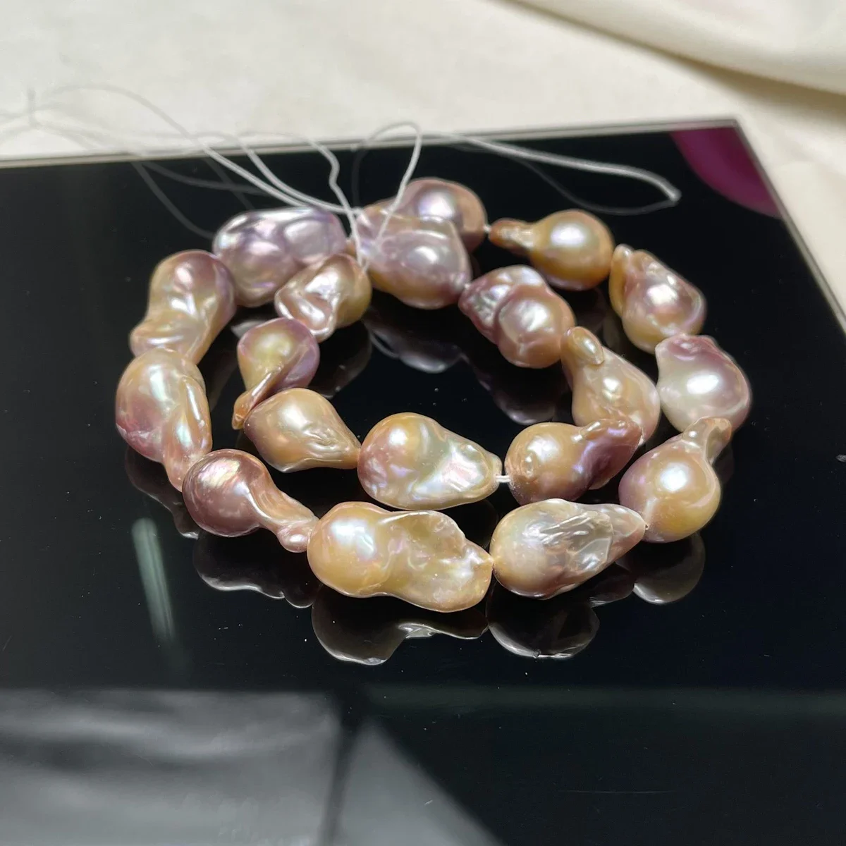 

AAA Natural Tear-Drop Colorful Baroque Pearl Beads High Quality for Jewelry Making DIY Necklace Earrings Accessories