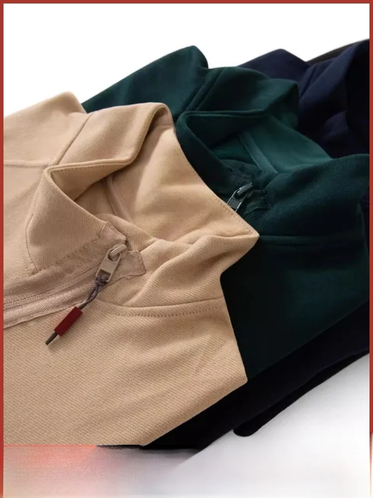 

Мужская повседневная теплая куртка на подкладке с фиксированной подкладкой, легкая дышащая ветрозащитная полиэфирная ткань, застежка-молния