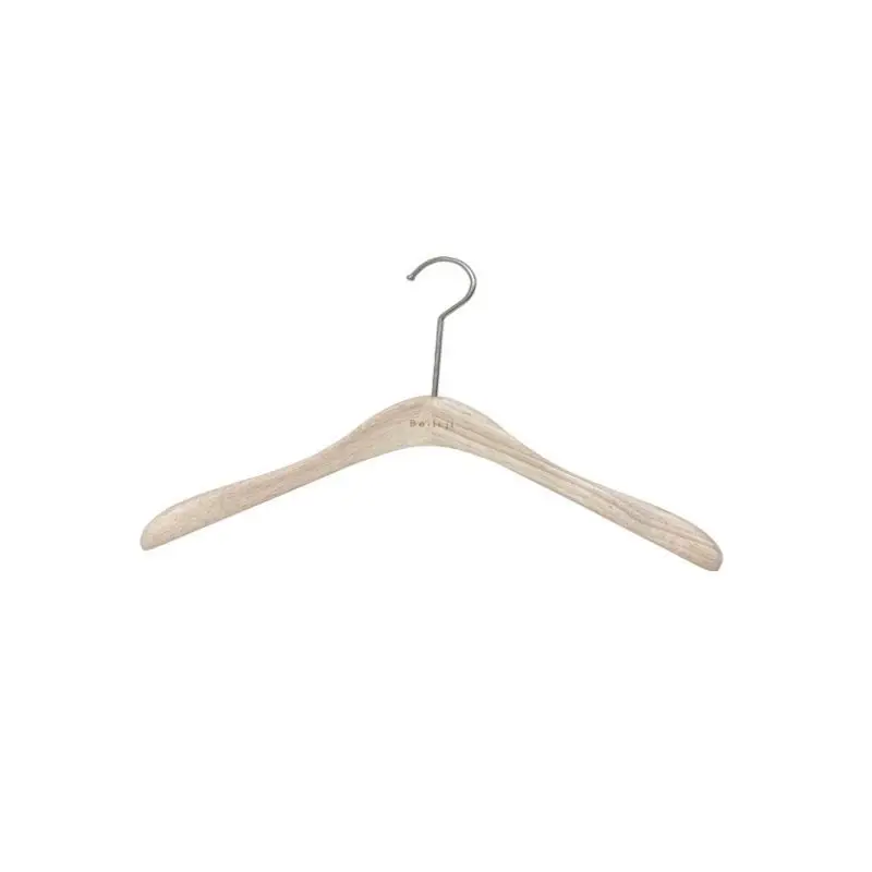 

Oak Wooden Hangers Set Non-Slip Trouser Clips Premium Garment Racks for Boutique Display Clothing Store Organization System