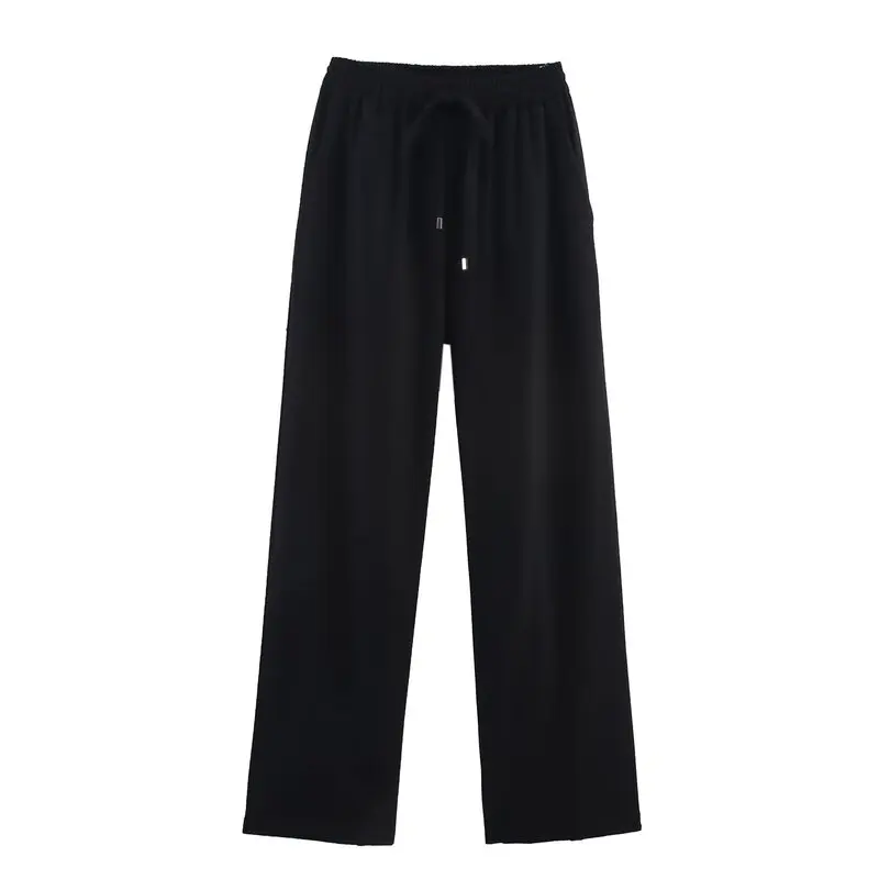 Conjunto de Moda Fena Verão 2025 Colete de Linho Mistu com Gola e Calças Conjunto de Nova Chegada E para Traba...