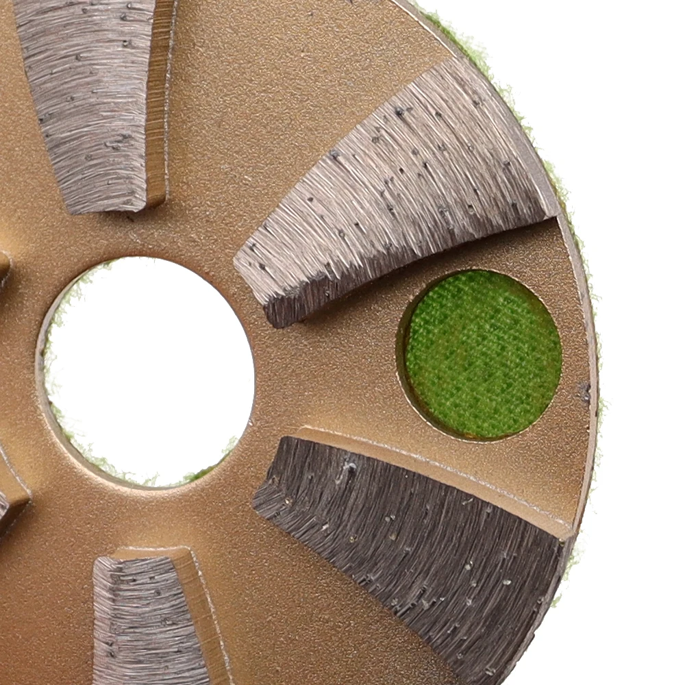 RIJILEI 3PCS/Lot 3 Inch Metal Diamond Polishing Pads 80mm Grinding Disc for Marble Granite and Concrete Floor 3JKP6