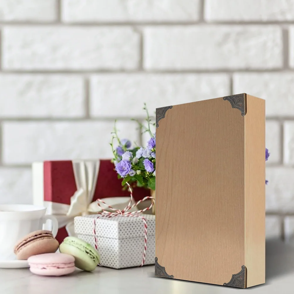

40pcs 1 Set Vintage Bronze Corner Protectors Durable Iron Furniture Guard Wood Case Table Jewelry Box Hardwares Assorted Color