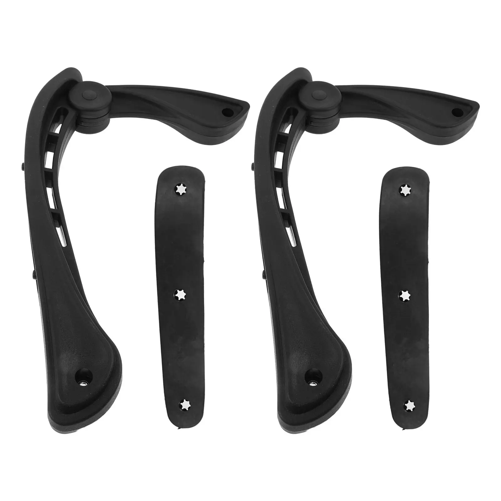 

2Pcs Adjustable Chair Armrest Universal Office Desk Replacement Parts Rotating Hinge Flip Up Armrest Bracket Swivel Support