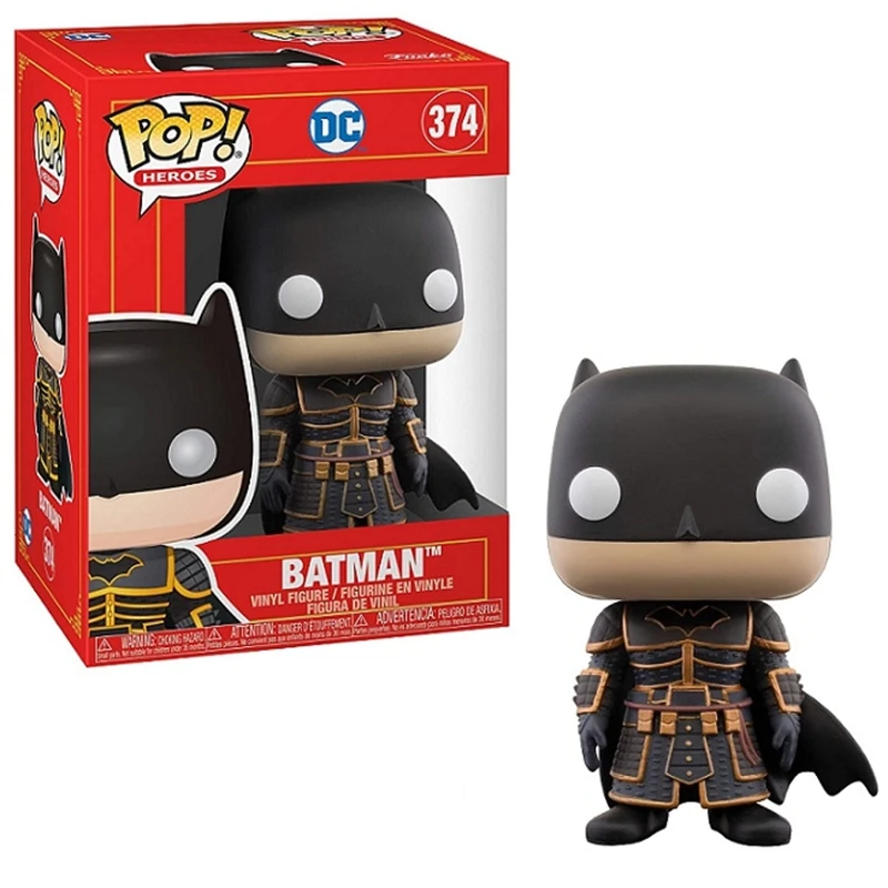 Figura Funko Pop de Batman con Capa, Superhéroes, Novedad 2026 # Colección de Juguetes Modelo 374 Black Action para Regalo de Cumpleaños