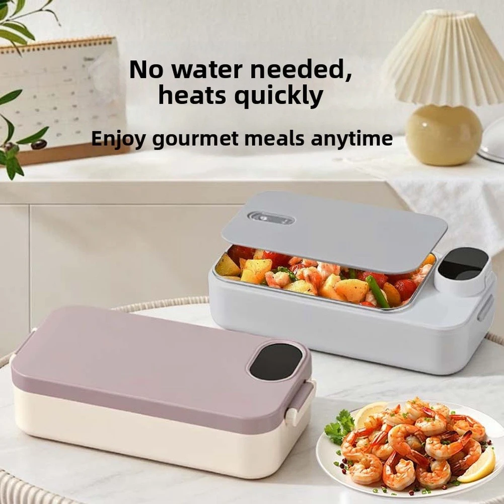 Thermal Electric For Lunch Box One-button Intelligent Temperature Control Stainless Steel Insulated Food Container For School