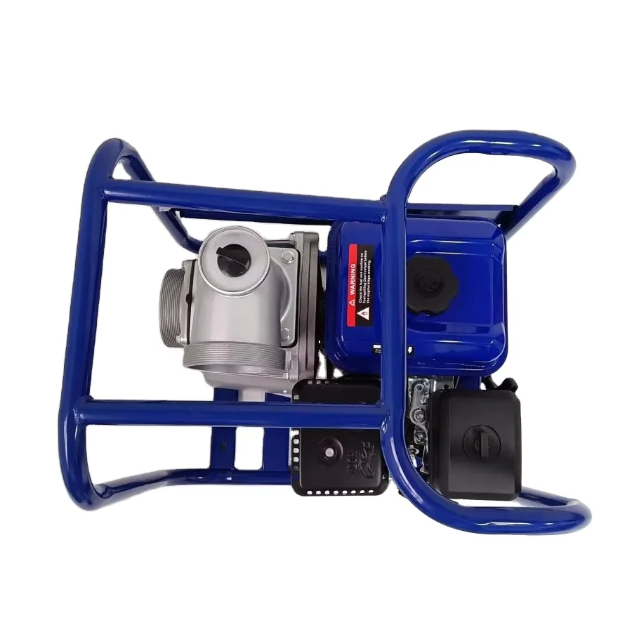 20254 بوصة مضخة مياه يعمل بالبنزين ارتفاع ضغط الزراعية 6.5Hp محرك مولد الري مضخة مياه عالية الضغط