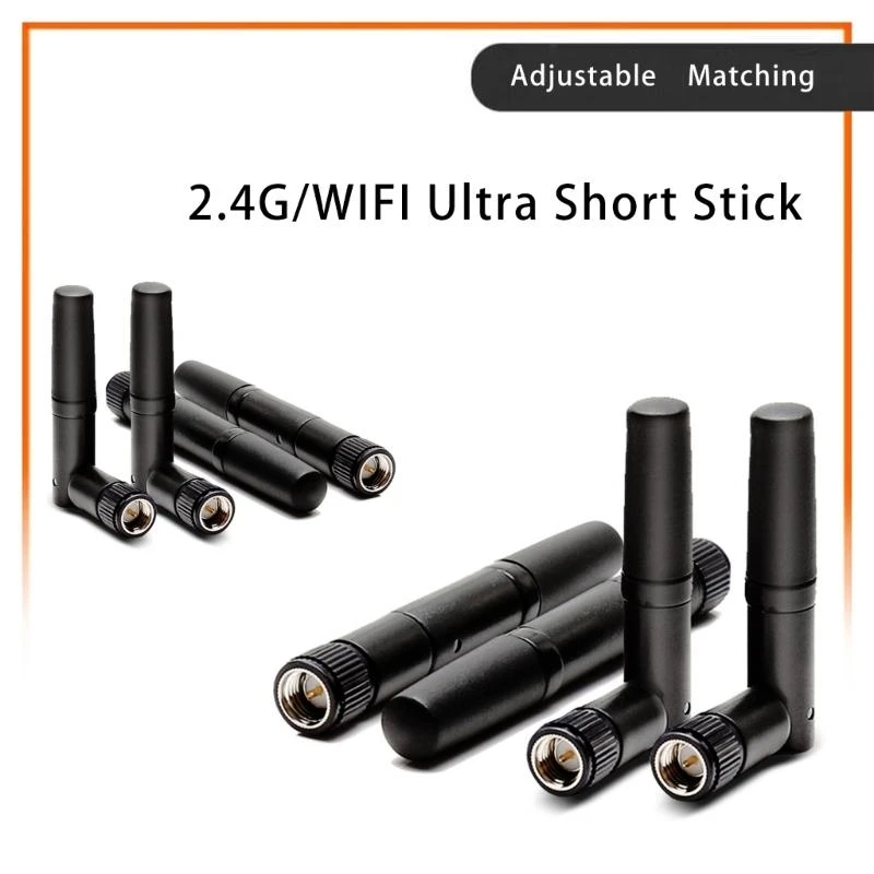 Y2GD 2.4GHz Mini antenas com SMA Male Connector Space Economizando para a transmissão eficiente Compatível e Wi-Fi