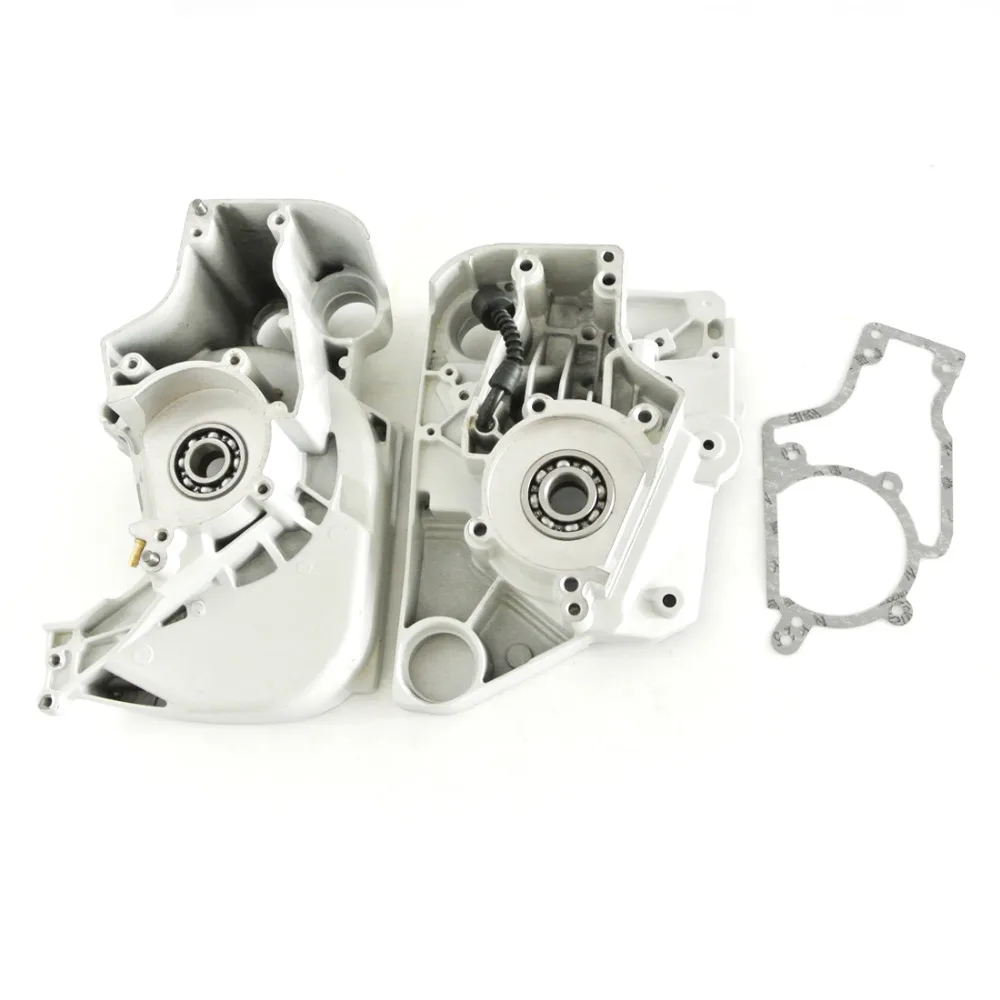 

b MS381 Crankcase Crank Case Engine Housing Fit For Stihl 038 MS380 MS381 Chainsaw Bearing Gasket Motor Replace OEM# 11190202103