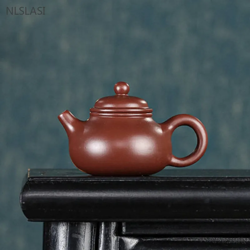 

140ml Custom Yixing Purple Clay Teapot Portable Filter Tea Infuser Handmade Beauty Kettle Chinese Zisha Tea Ceremony Accessories