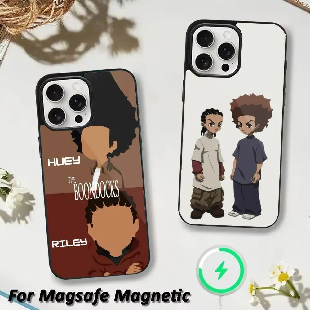 

Cartoon The B-Boondocks Phone Case For iPhone 17,16,15,14,13,12,Plus,Pro,Max For Magsafe Magnetic Wireless Charge