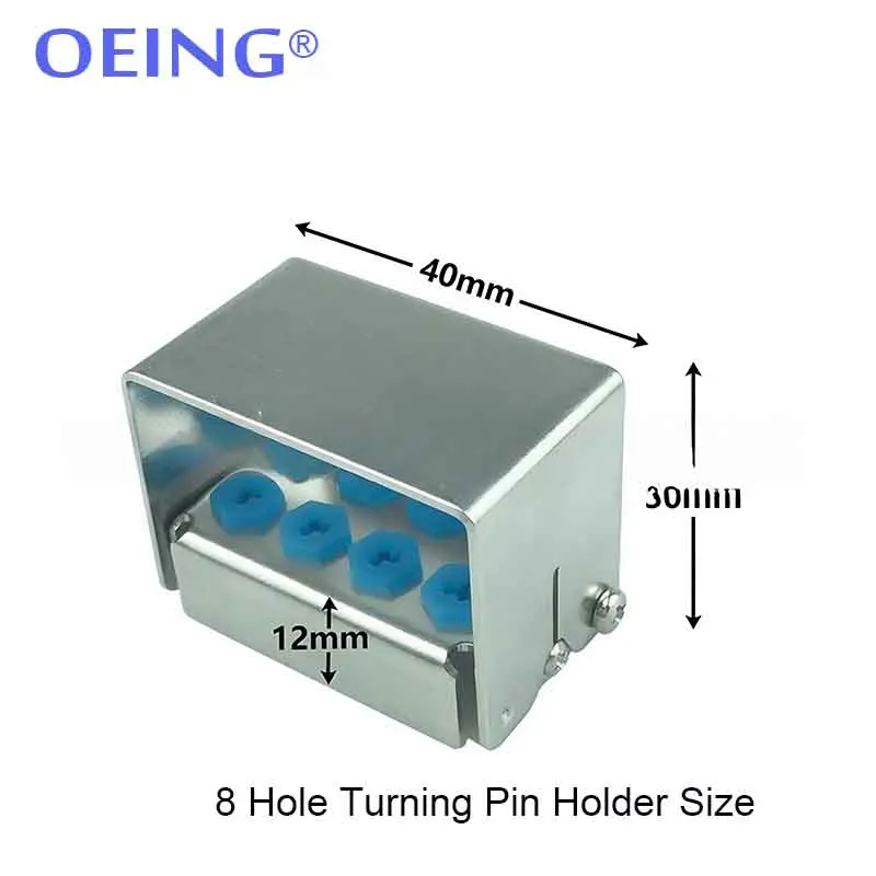 8/12/30 Holes Dental Disinfection Box  Hole Tip Holder Implant Drills Organizer  Endo File Fixer Burs Autoclave Sterilizer Case