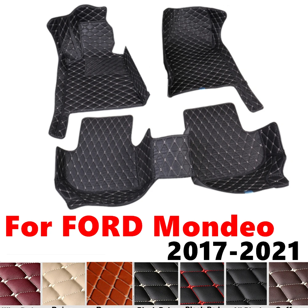 

Автомобильные коврики для Ford Mondeo 2021 2020 2019 2018 2017 под заказ, передняя и задняя напольная накладка, накладки для ног, аксессуары для интерьера