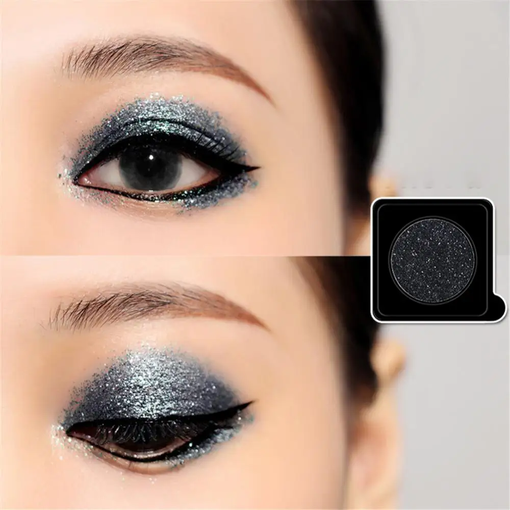 Monochromatic Eyeshadows Pearlescent Glitter Powder Colorful Eye Shadow Powder Long-lasting Color Shimmer Stage Party Cosmetics