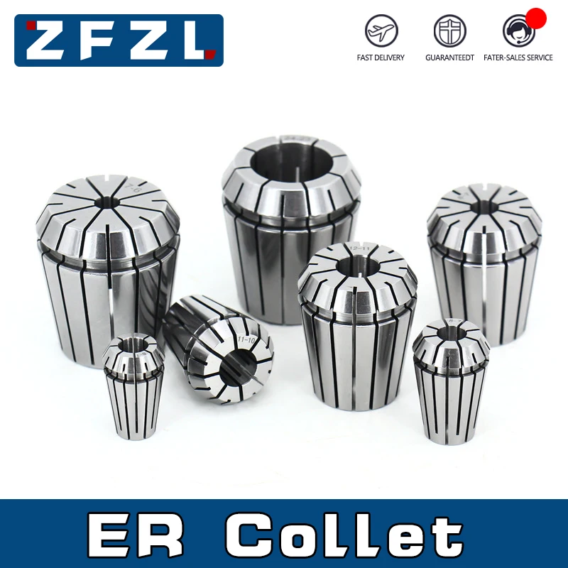 1PC ER11 ER16 ER20 Collet 0.008MM 0.015MM  Spring Collet Chucks Tool Holder for CNC Engraving Machine Spindle Milling Lathe