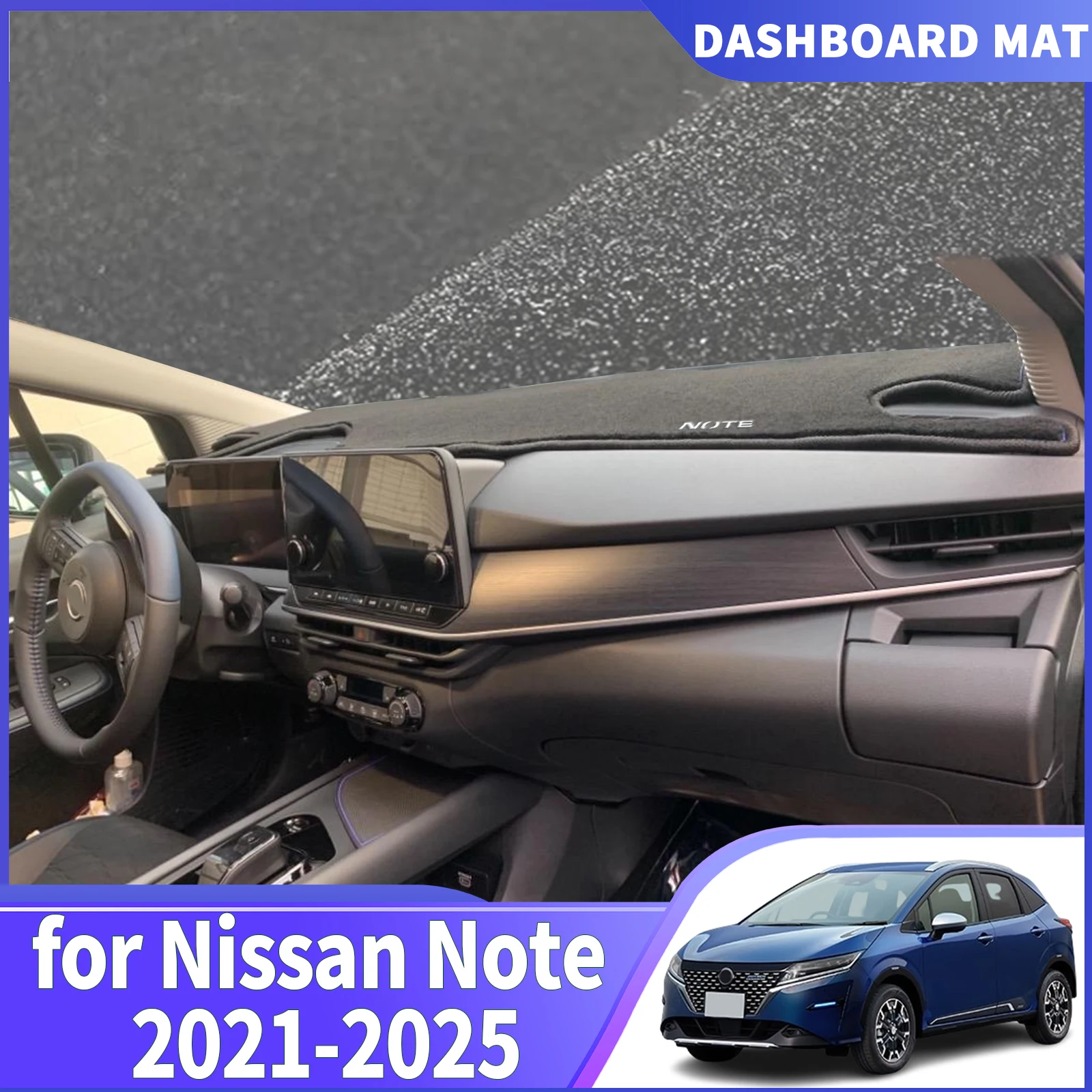 

fit for Nissan Note E13 E-power 2021 2022-2024 Car Dashmat DashMat Sunshade Dashboard Cover Pad Protective Carpet Accessories