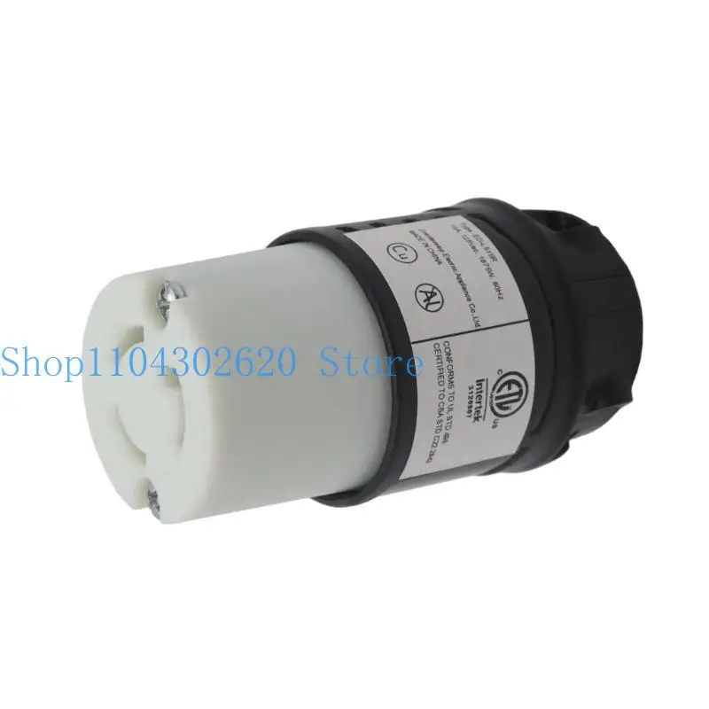 

02DE Easy Assembly Electrical Plug Connector Power Outlet 15A 125V Weather Resistant