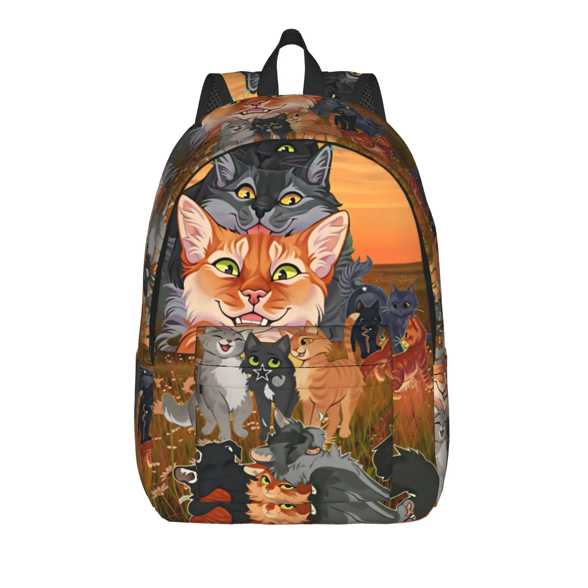 Four Warriors Warrior Backpack  Sport Backpacks Youth Design Breathable High School Bags Kawaii Rucksack