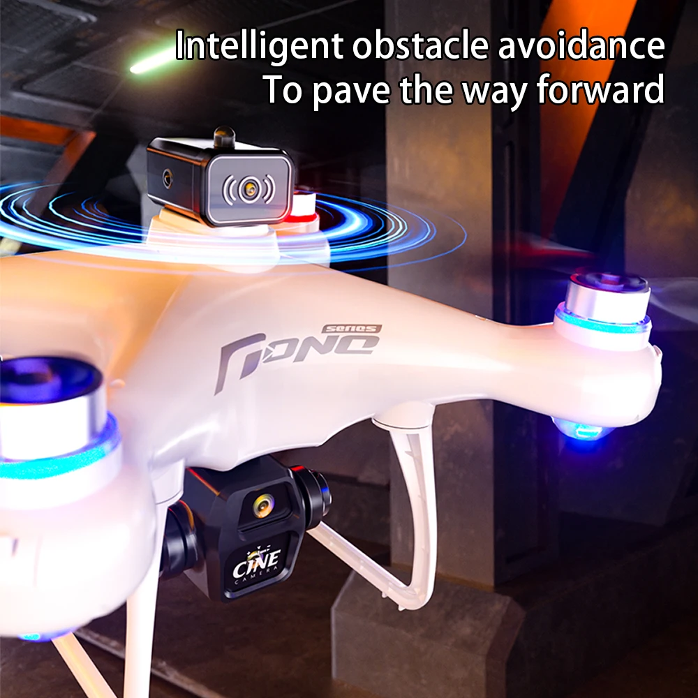 

F156 Elf Edition Quadcopter Drone with Built-in Screen Remote, Smart 360° Obstacle Avoidance, Max Horizontal Speed 7m/s, Max Alt