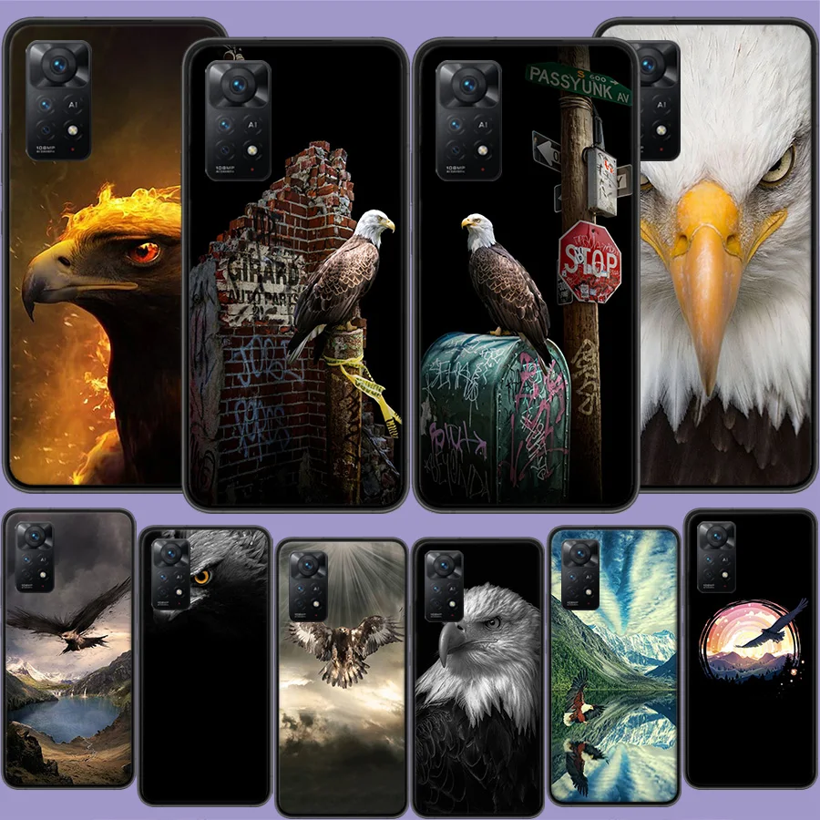 Air Hunter Eagle Fierce Condor Phone Case For Redmi Note 13 5G Plus 12C 12 10A 10C 10 9 8 9A 9C 9T 8A S2 K60 K70 Pro 7 7A 6 6A X