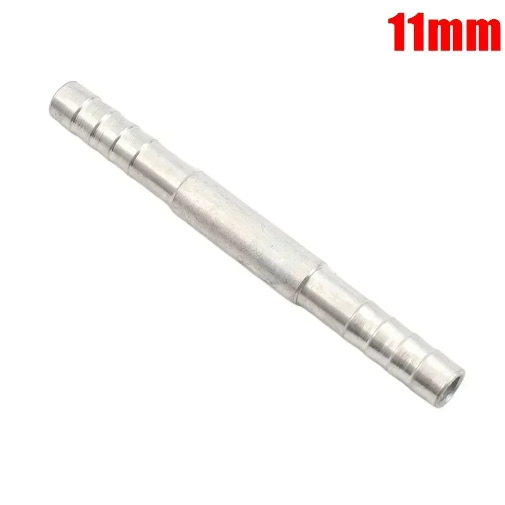 1pc 8-11-13-16-17mm Aluminum A/C Hose Barb Straight Splice Push In Fitting White Universal Air Compressor Accessories Parts