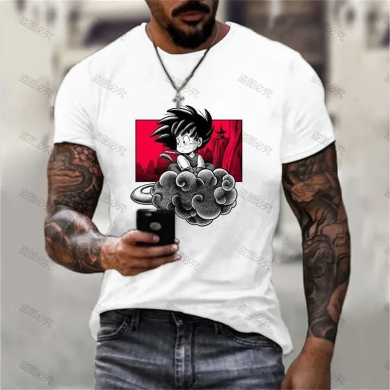 2025 Majin Buu تي شيرت رجالي لعبة دراغون بول 110-6XL الصيف الأولاد الهيب هوب بلوزات كبيرة الحجم موضة ثلاثية الأبعاد ملابس الشارع الشهير Y2k أنيمي