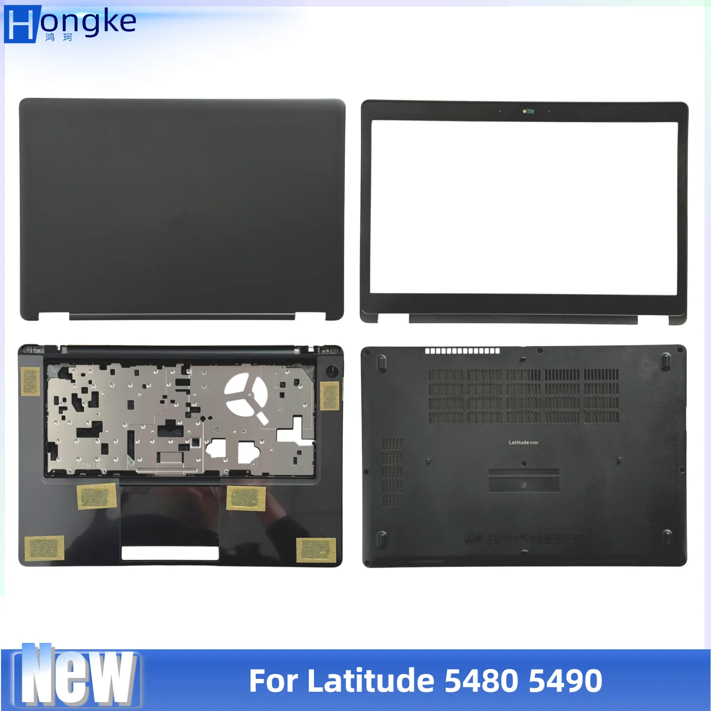 

New Hongke For Latitude 5480 5490 E5480 E5490 LCD Back Cover Front Bezel Frame Top Palmrest Bottom Cover 0TCD99