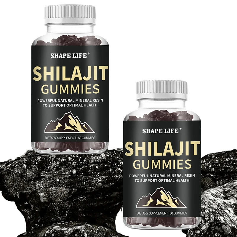 Himalaya Shilajit Gummies Cápsulas de resina mineral para la salud de los hombres Producto de salud potente para hombres