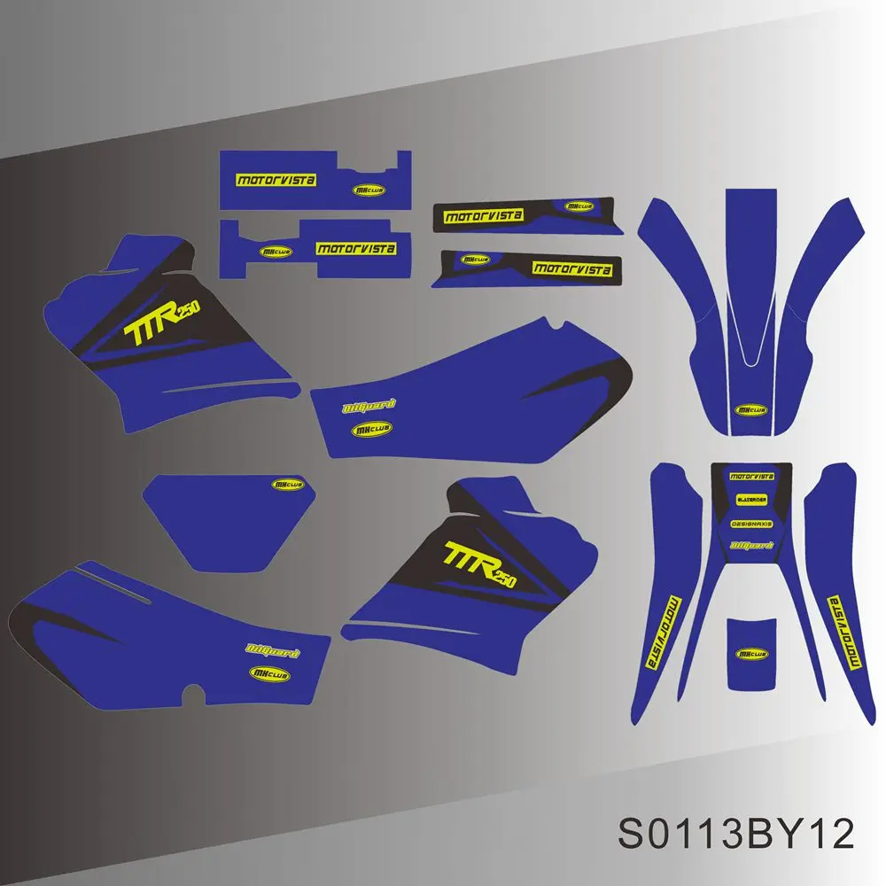 For YAMAHA TTR 250 TTR250 2006 2007 2008 2009 Graphics Decals Stickers Motorcycle Background