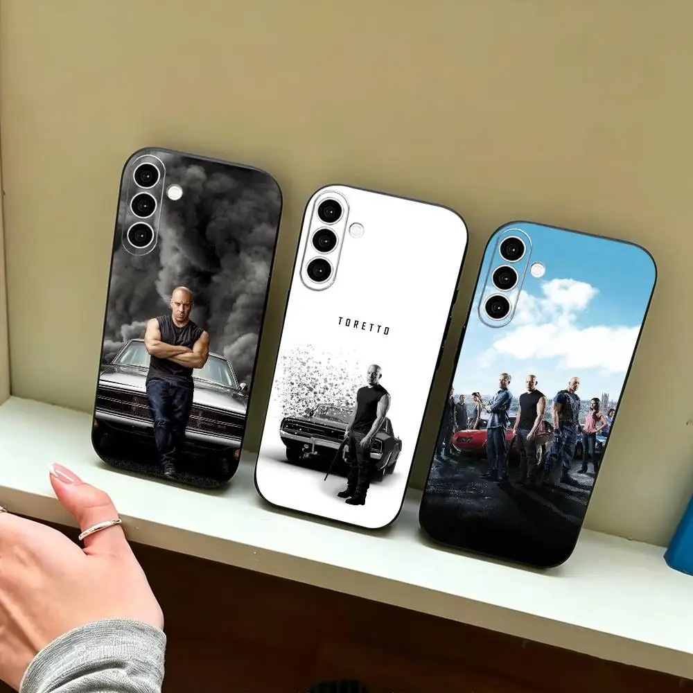 Movie Dominic Toretto Car  Phone Case For Samsung Galaxy A73,A72,A71,A70,A53,A52,A51,Others Soft Black Cover